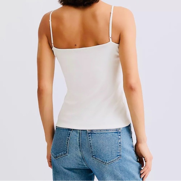 LOFT Ivory Lace Camisole Top Size Medium EUC - Picture 2 of 7